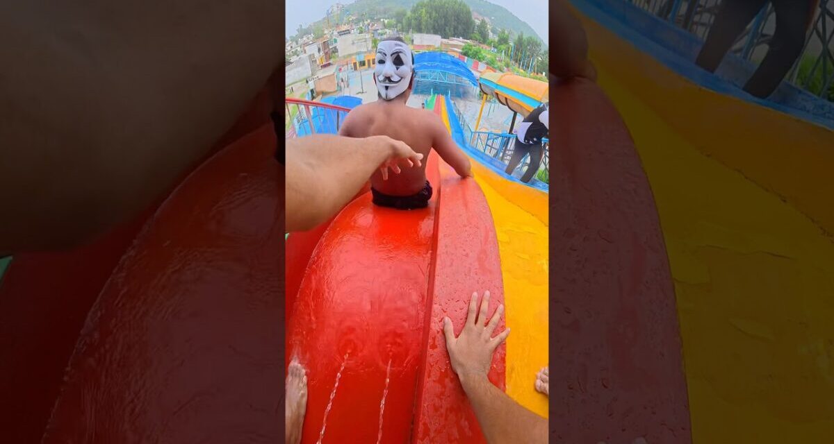 POV:helping Fat Guy For Weight Loss In Waterslides!