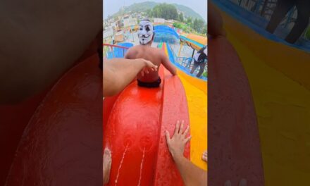 POV:helping Fat Guy For Weight Loss In Waterslides!