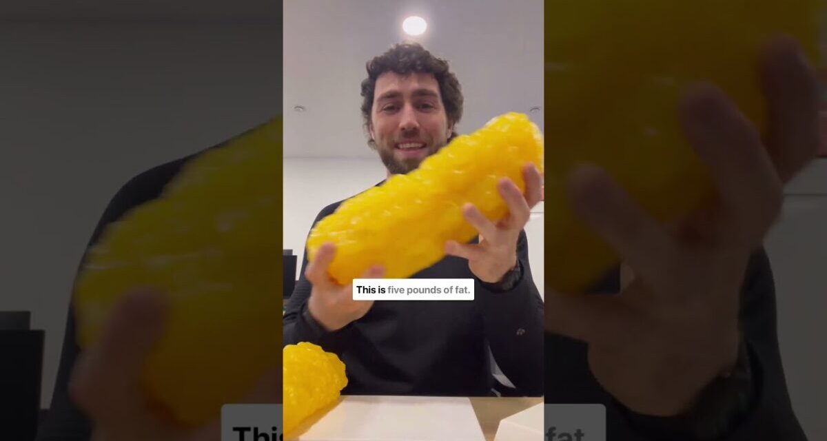 What 5 Pounds Of Fat REALLY Looks Like  #fitness #motivation #weightloss