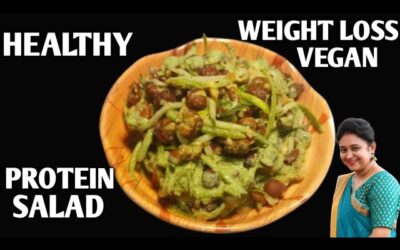 Weight Loss Salad Recipe For Lunch/Dinner – Indian Veg Meal – Diet Plan To Lose Weight Fast
