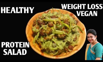 Weight Loss Salad Recipe For Lunch/Dinner – Indian Veg Meal – Diet Plan To Lose Weight Fast