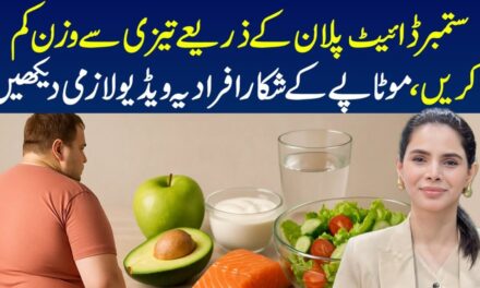 Fast Weight Loss In A Month | September Diet Plan | Ayesha Nasir