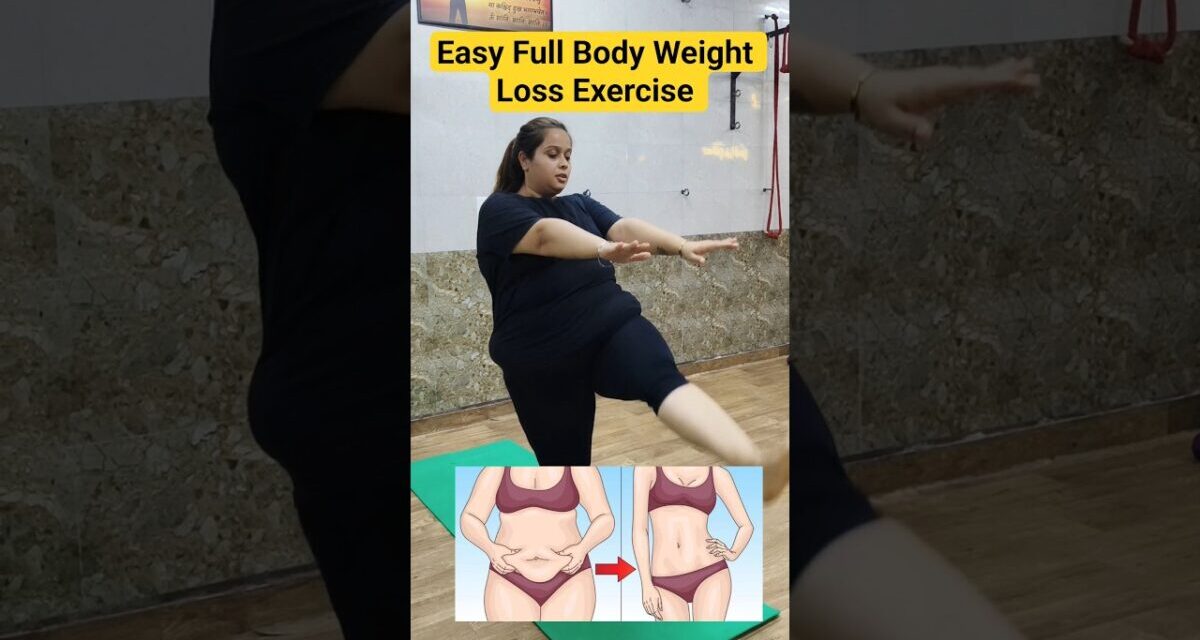 Easy & Effective Exercise For Full Body Weight Loss💪 #challenge #weightloss #fyp #fitness #shorts