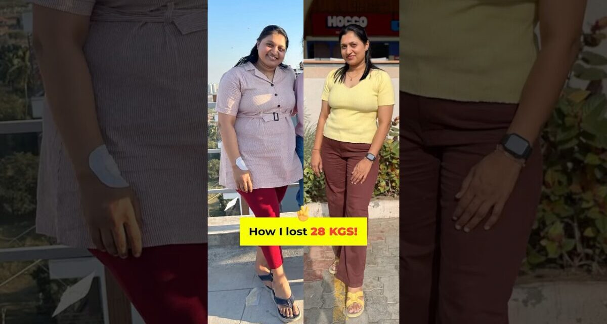 Shocking 28 Kgs Weight Loss 🔥#diet #transformation #myhealthbuddy