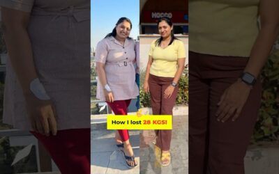 Shocking 28 Kgs Weight Loss 🔥#diet #transformation #myhealthbuddy