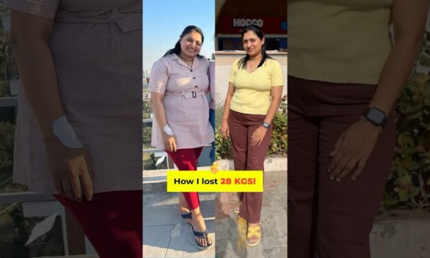 Shocking 28 Kgs Weight Loss 🔥#diet #transformation #myhealthbuddy