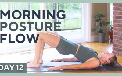 DAY 12 💚 15 Min Morning Yoga & Pilates – SPINE & POSTURE – Yogalates Challenge