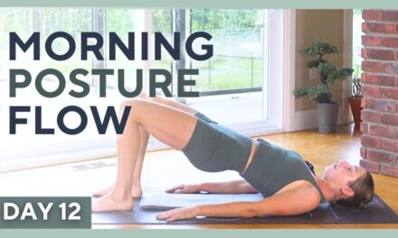DAY 12 💚 15 Min Morning Yoga & Pilates – SPINE & POSTURE – Yogalates Challenge