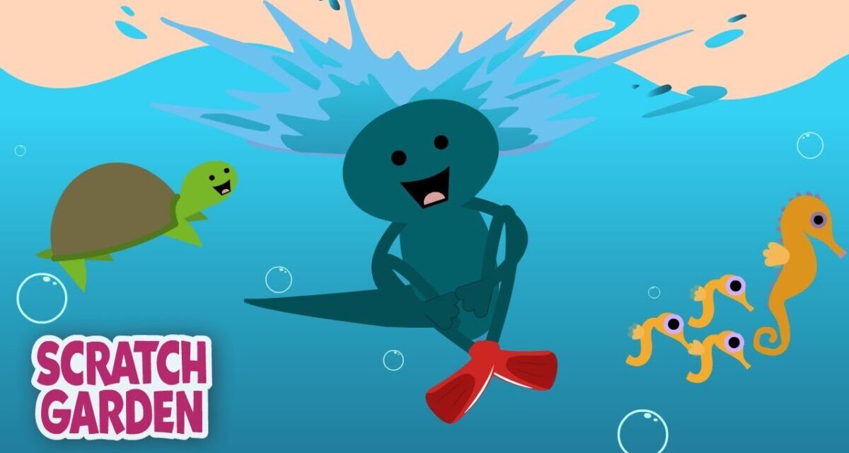 Salamander Yoga – Let’s Go Underwater! | 5-minute Yoga Break | Scratch Garden