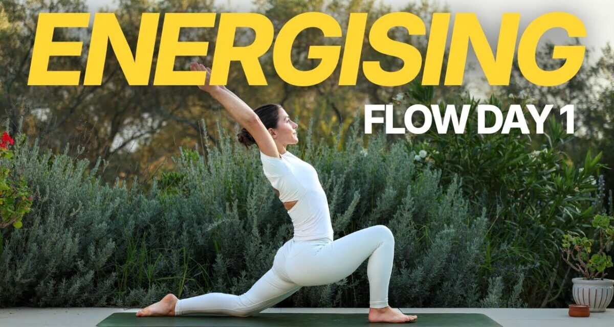 Energising Yoga Flow | 30 Min | Day 1 Flow Challenge