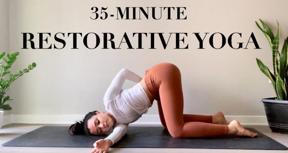 Restorative Yoga + Meditation | No Props 35-Minute Relaxing Practice