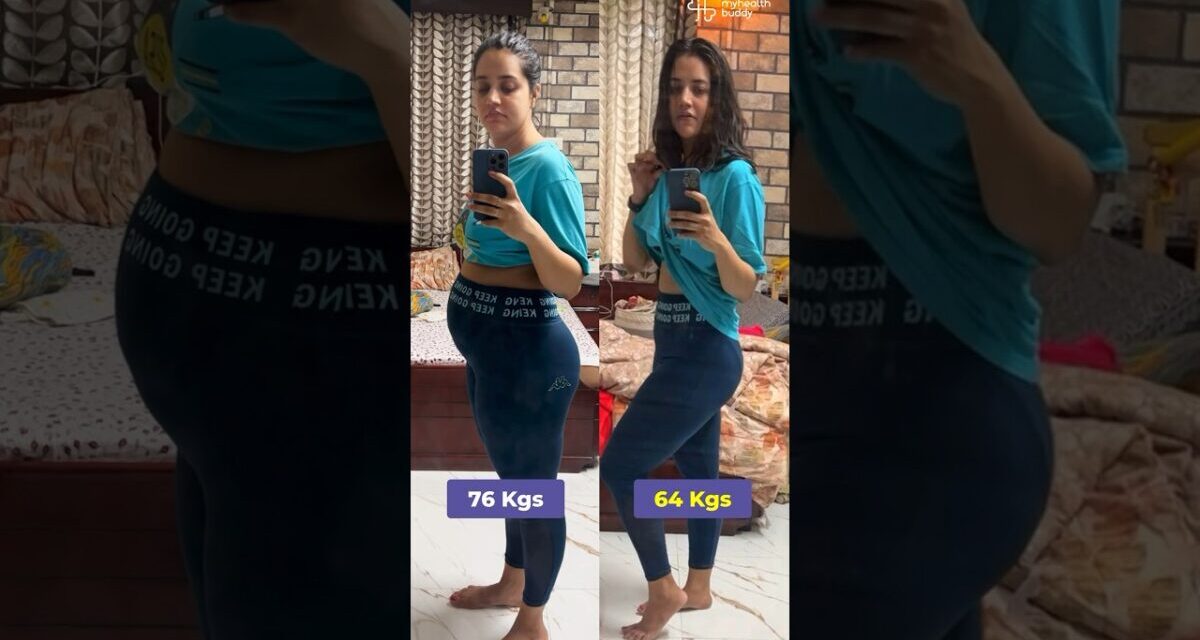 12 Kgs Weight Loss || Post Delivery Belly Fat Gone