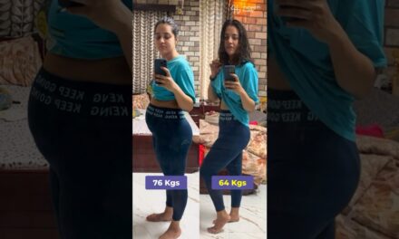 12 Kgs Weight Loss || Post Delivery Belly Fat Gone