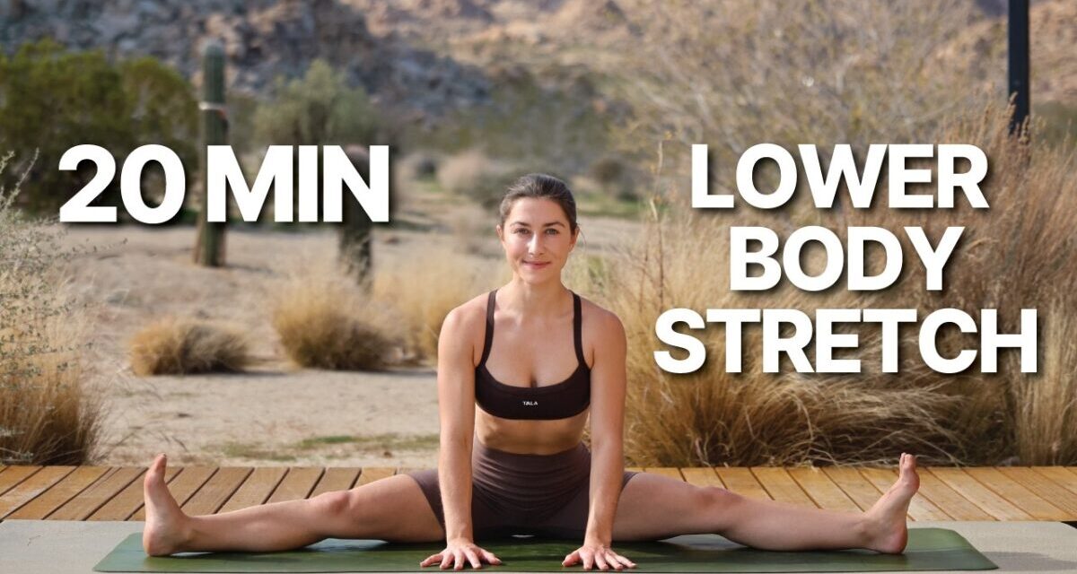 20 Min Deep Lower Body Stretch For All Levels | Yoga Flexibility Routine