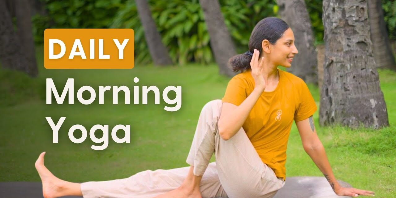 15 Minute Morning Yoga For Beginners : Full Body Stretch