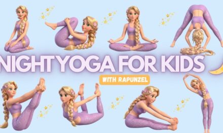Night Yoga For Kids 🌙 | Calm Down & Sleep Better | Kids Yoga With Rapunzel