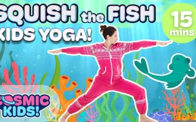 Squish The Fish | Yoga For Kids! A Cosmic Kids Yoga Adventure