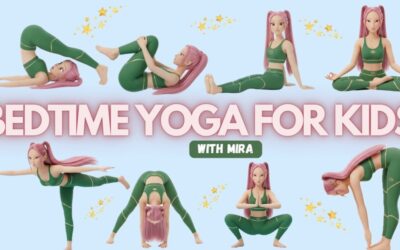 Bedtime Yoga For Kids | Fall Asleep Fast 🌙 | Calm & Relax With Kpop Mira