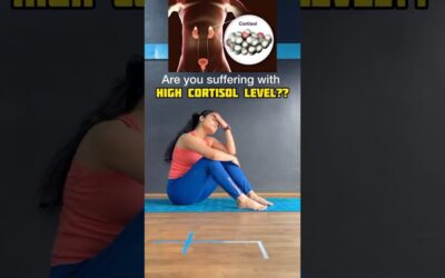 Cortisol Levels Management With Yoga🌸 Restorative Yoga To Relieve Stress Hormones✅ #yoga #cortisol