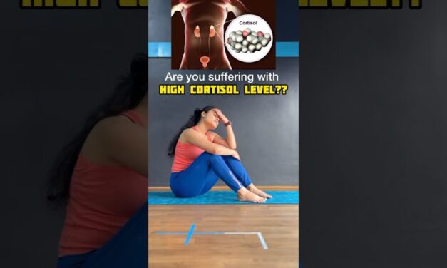 Cortisol Levels Management With Yoga🌸 Restorative Yoga To Relieve Stress Hormones✅ #yoga #cortisol