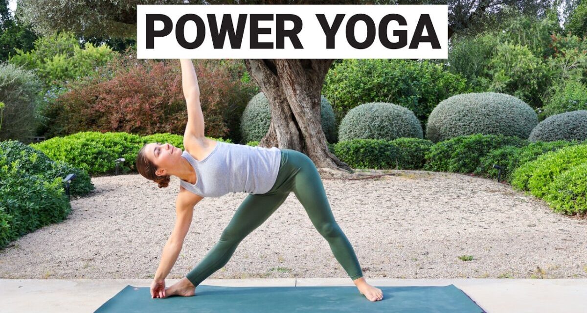20 Min Intermediate Power Yoga Flow | Strong Full Body Stretch & Flow