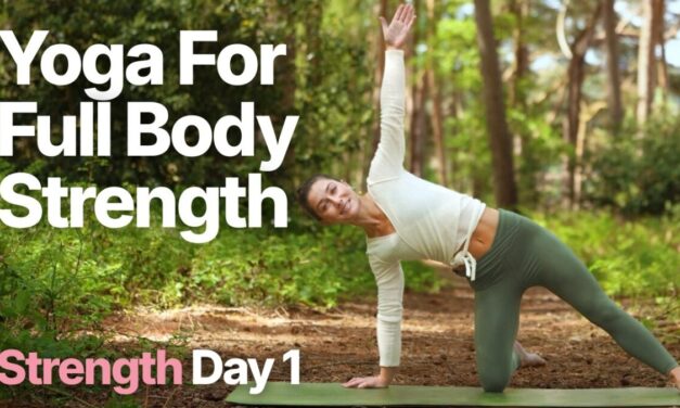 20 Min Yoga For Full Body Strength | Day 1 Strength Series