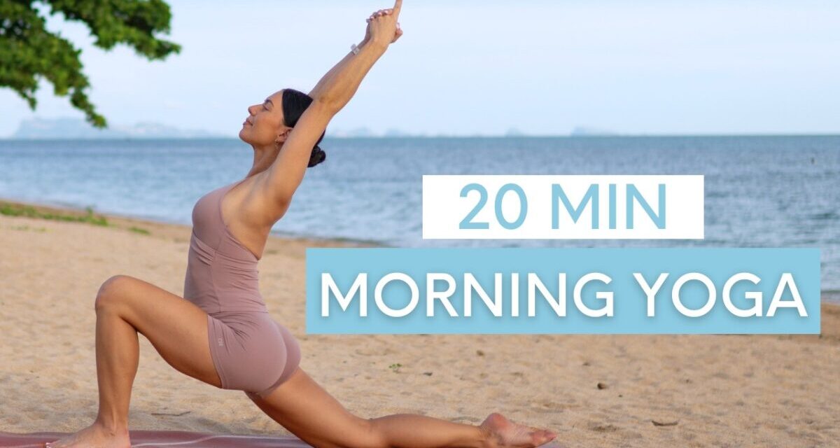20 MIN MORNING YOGA FLOW || Yoga Flow To Stretch & Feel Good (Pregnancy Friendly)