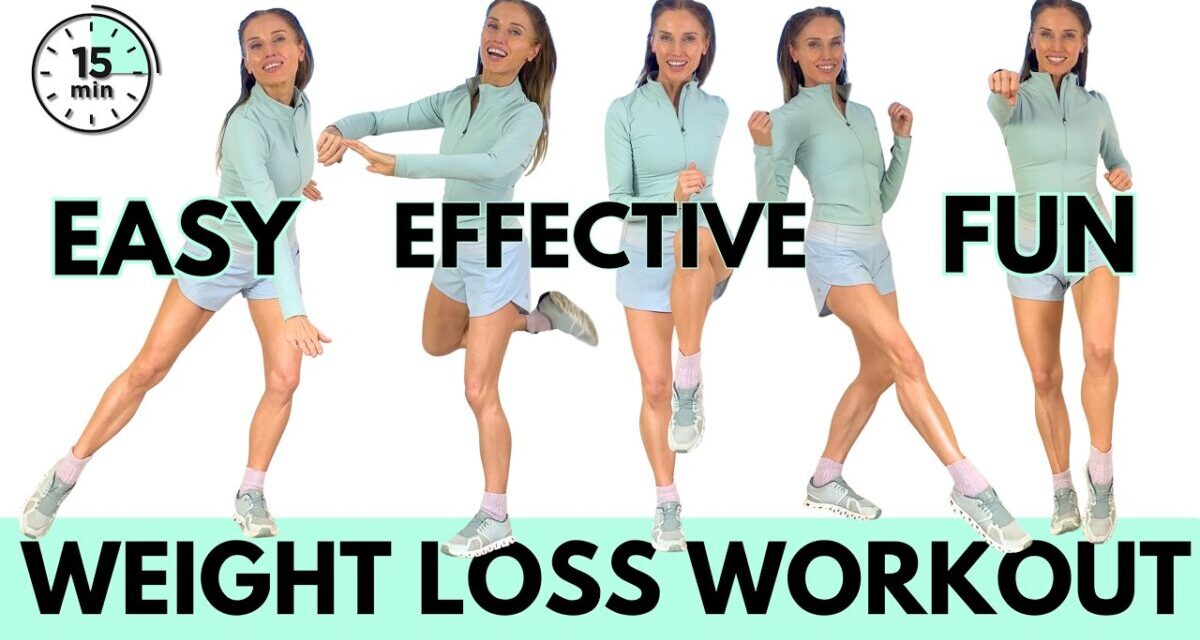 🔥 15 Minute Weight Loss Exercises At Home🏡-  No Jumping, Knee Friendly | Lucy Wyndham-Read