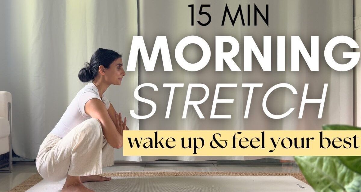 15 MIN MORNING STRETCH YOGA || Wake Up & Feel Amazing For Your Day (Yoga With Nancy)