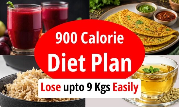 900 Calorie Diet Plan For Weight Loss | Full Day Meal Plan – Lose Upto 9 Kgs | Eat More Lose More