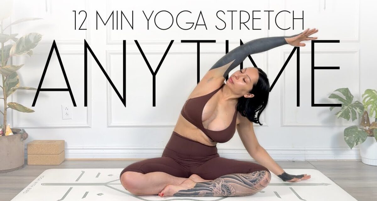 12 Min Yoga Stretch You Can Do In Bed!