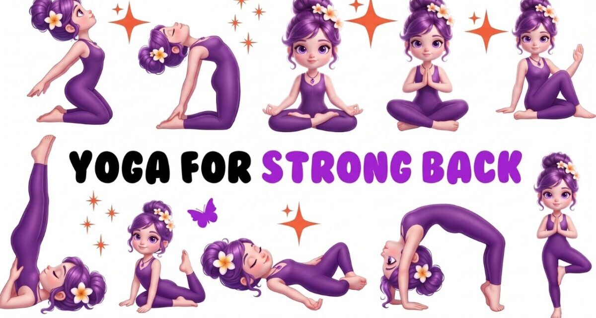 Yoga For Strong Back For Kids | Improve Strength & Posture | Yoga For Children | Yogachild