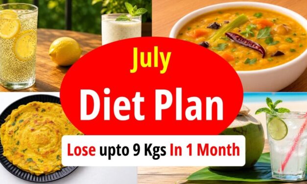 How To Lose 9 Kgs Weight In 1 Month | July Diet Plan For Weight Loss Challenge | Eat More Lose More
