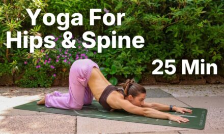 25 Min Yoga For Hips & Spine | All Levels Yoga Flow To Reset