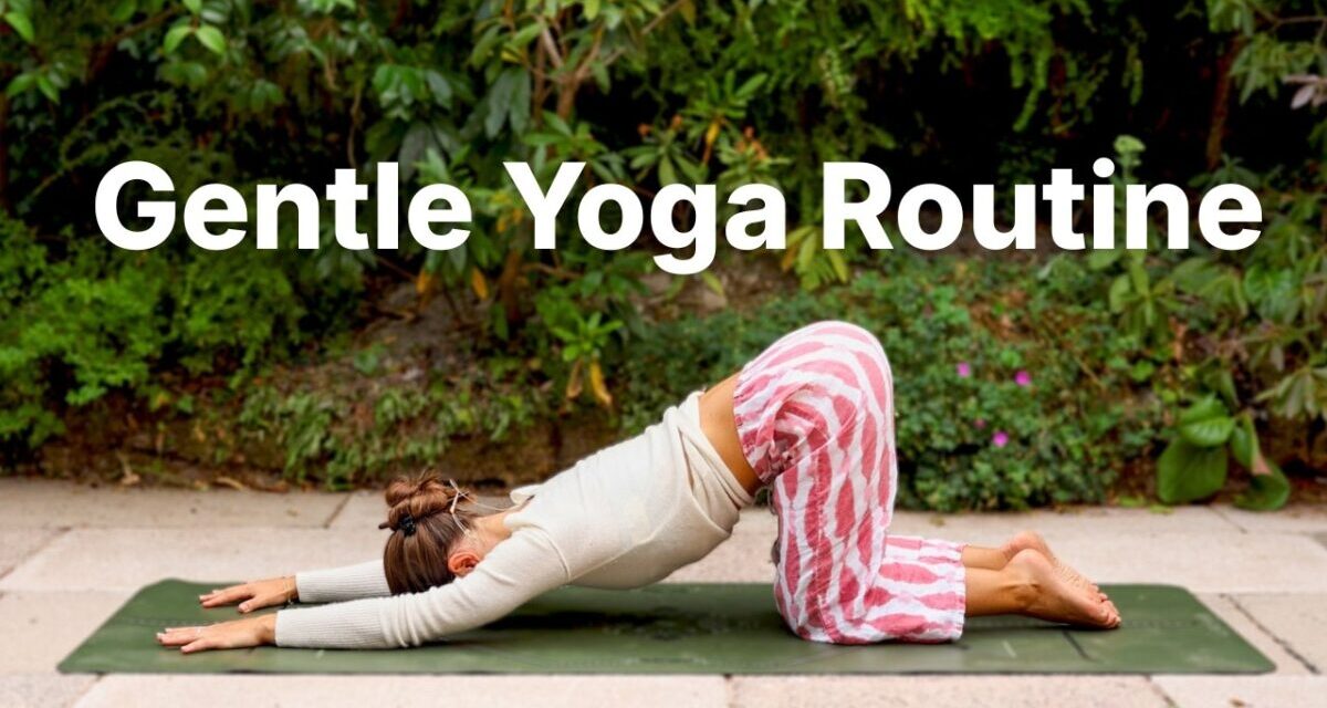 20 Min Gentle Yoga Routine | Beginner Friendly Full Body Stretch