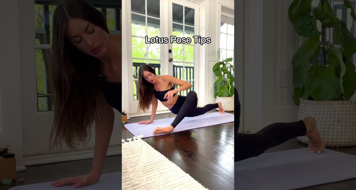 Want Lotus Pose? Do THIS ⬆️ #yoga