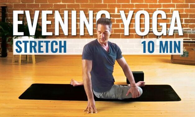 10 Min Evening Yoga Stretch L Melt Stress, Sleep Deep