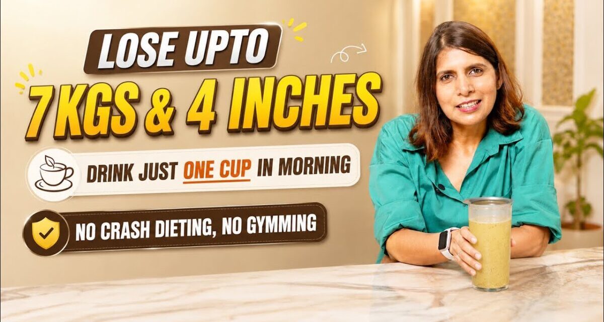 Lose 7 Kg Naturally | Morning Drink Recipe That Works | Aug Weight Loss Challenge| Flat Belly Drink