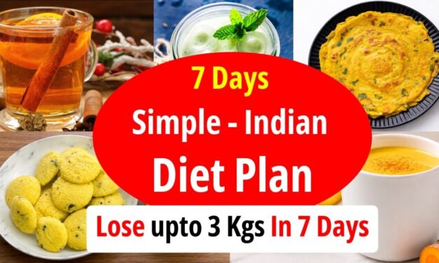 7 Days Indian Weight Loss Diet Plan | Lose Upto 3 Kgs Weight Naturally In 1 Week |Eat More Lose More