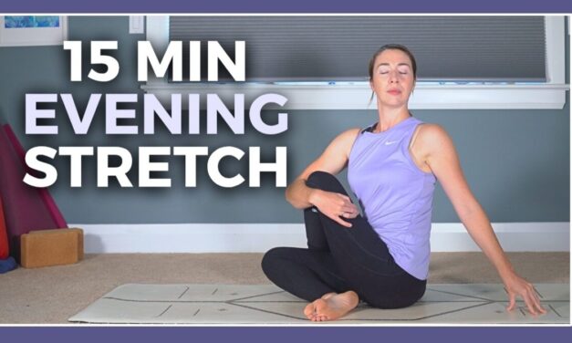 15 Min Evening Yoga For Stress Relief — Full Body Stretch & Relax