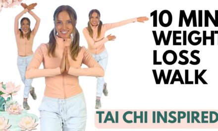 10 Minute Tai Chi Walking For Weight Loss & Better Health | Low Impact & No Jumping