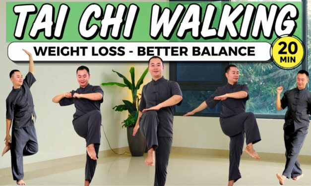 20-Minute Tai Chi Walking 🔥 Weight Loss, Better Balance & Improved Mobility